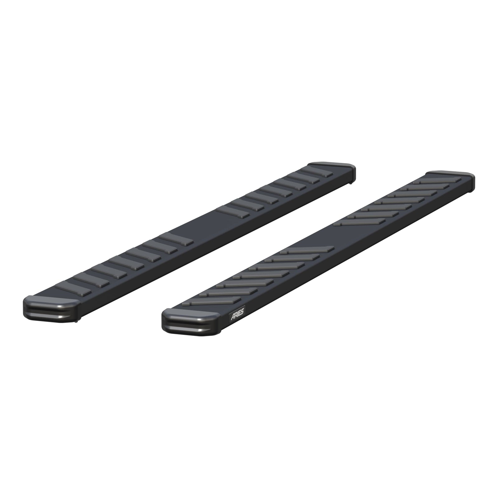 ARIES B2985 NovaTrac 6" x 85" Black E-Coat Steel Running Boards