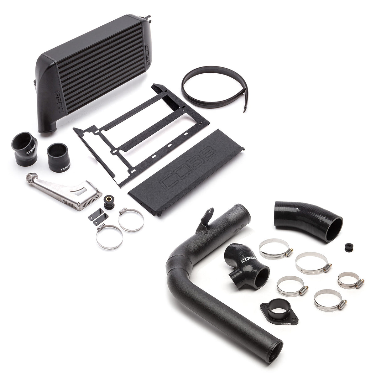 Cobb 15-18 Subaru WRX Top Mount Intercooler Kit - Black - B42400-BK