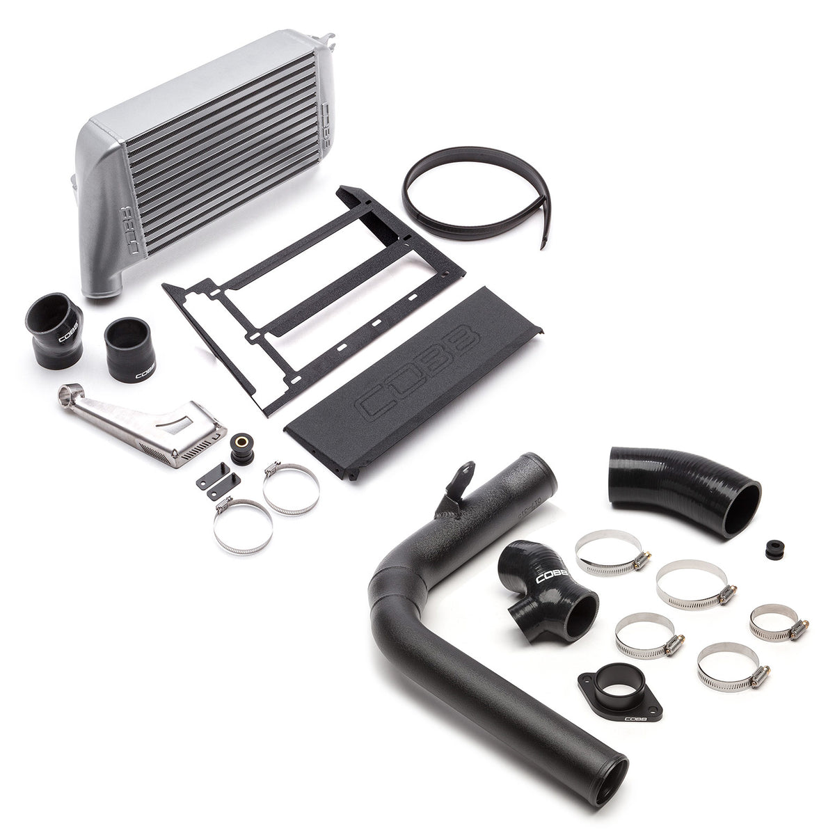 Cobb 15-18 Subaru WRX Top Mount Intercooler Kit - Silver - B42400-SL