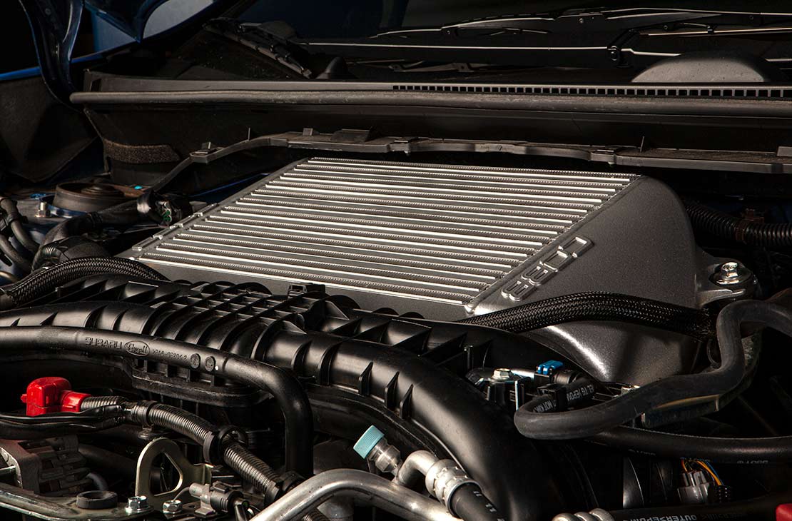 Cobb 15-21 Subaru WRX Top Mount Intercooler - Black (Requires COBB Charge Pipe) - B42405-BK