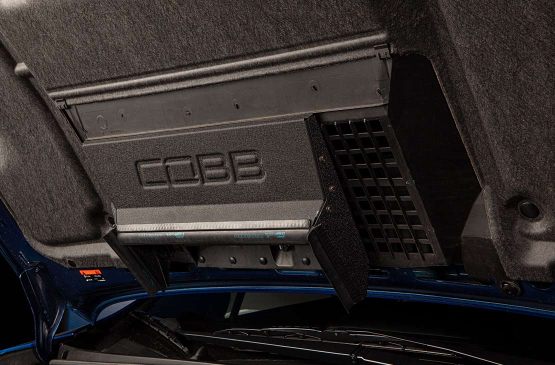 Cobb 15-21 Subaru WRX Top Mount Intercooler - Black (Requires COBB Charge Pipe) - B42405-BK