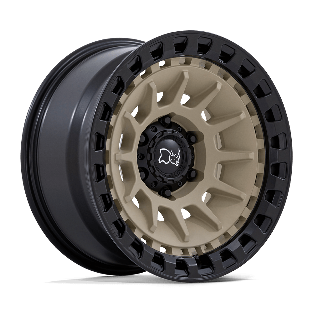 Black Rhino Hard Alloys Barrage 17X8.5 5X127 -10MM Desert Sand On Matte Black