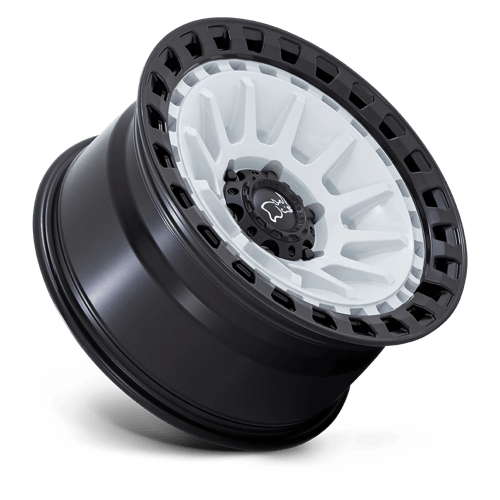 Black Rhino Hard Alloys Barrage 18X9 5X127 +0MM Gloss White On Matte Black