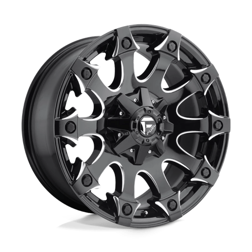 Fuel Off-Road Aluminum Wheels 17X9 Battle Axe D578 Gloss Black Milled