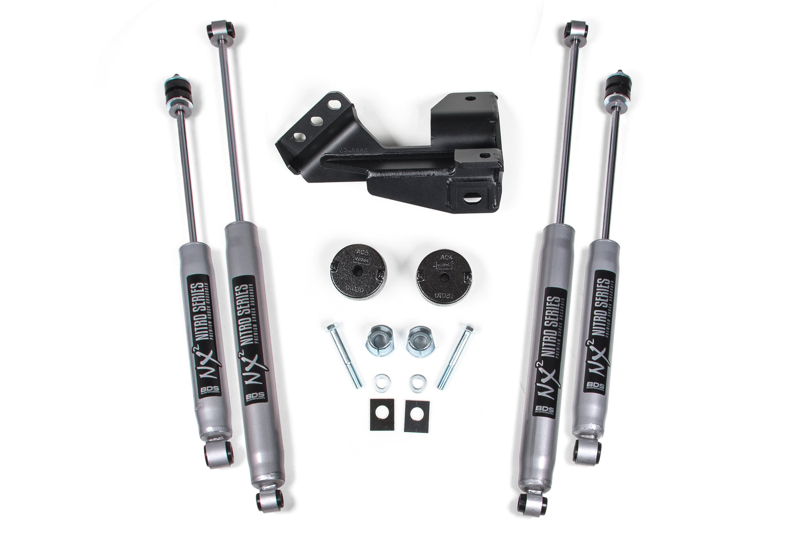 BDS Suspension 2 Inch Leveling Kit | Coil Spacer | Ford F250/F350 Super Duty (17-19) 4WD