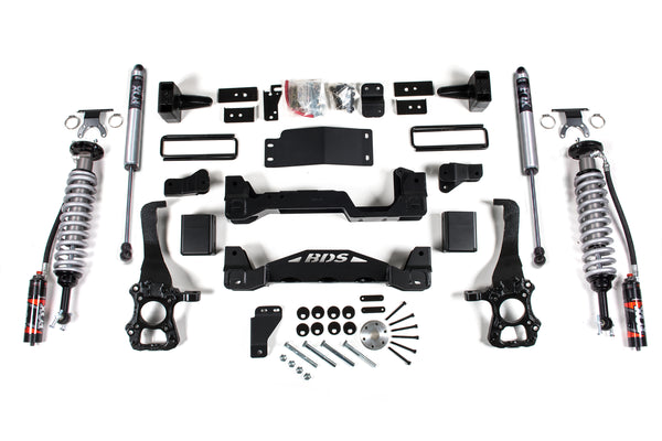 BDS Suspension 4 Inch Lift Kit | FOX 2.5 Performance Elite Coil-Over | Ford F150 (15-20) 4WD