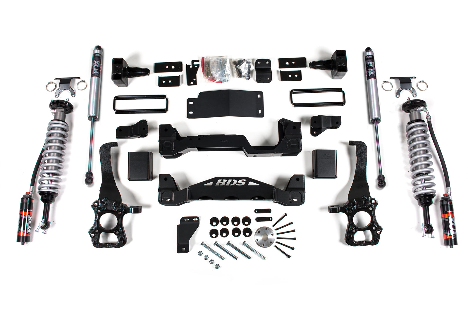 BDS Suspension 4 Inch Lift Kit | FOX 2.5 Performance Elite Coil-Over | Ford F150 (15-20) 4WD