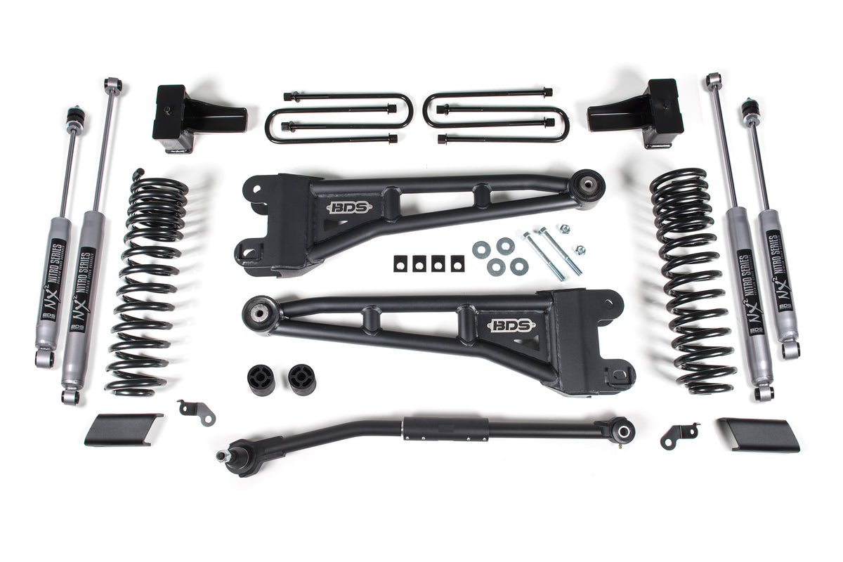 BDS Suspension 2.5 Inch Lift Kit w/ Radius Arm | Ford F250/F350 Super Duty (17-19) 4WD | Diesel