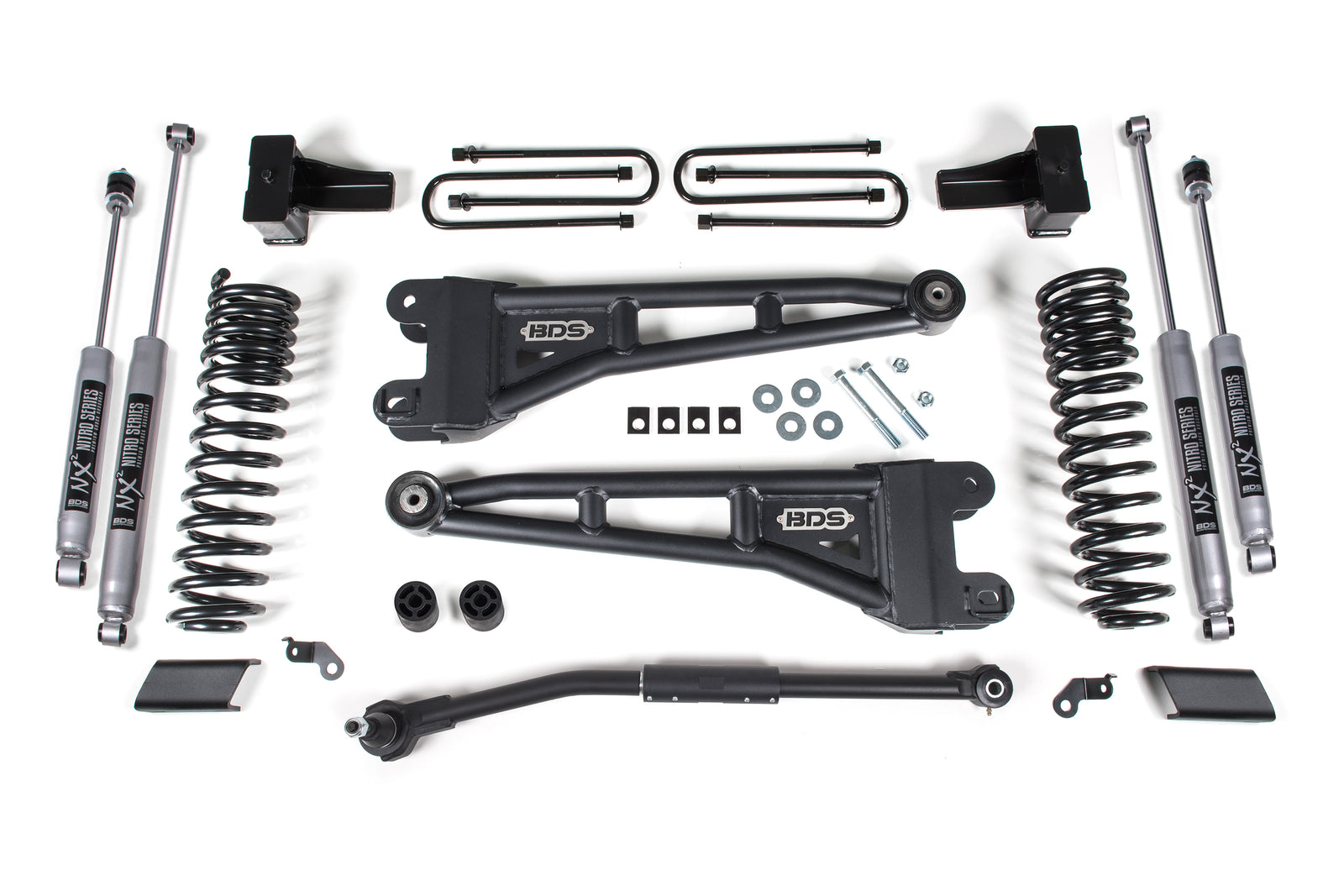 BDS Suspension 2.5 Inch Lift Kit w/ Radius Arm | Ford F250/F350 Super Duty (17-19) 4WD | Diesel