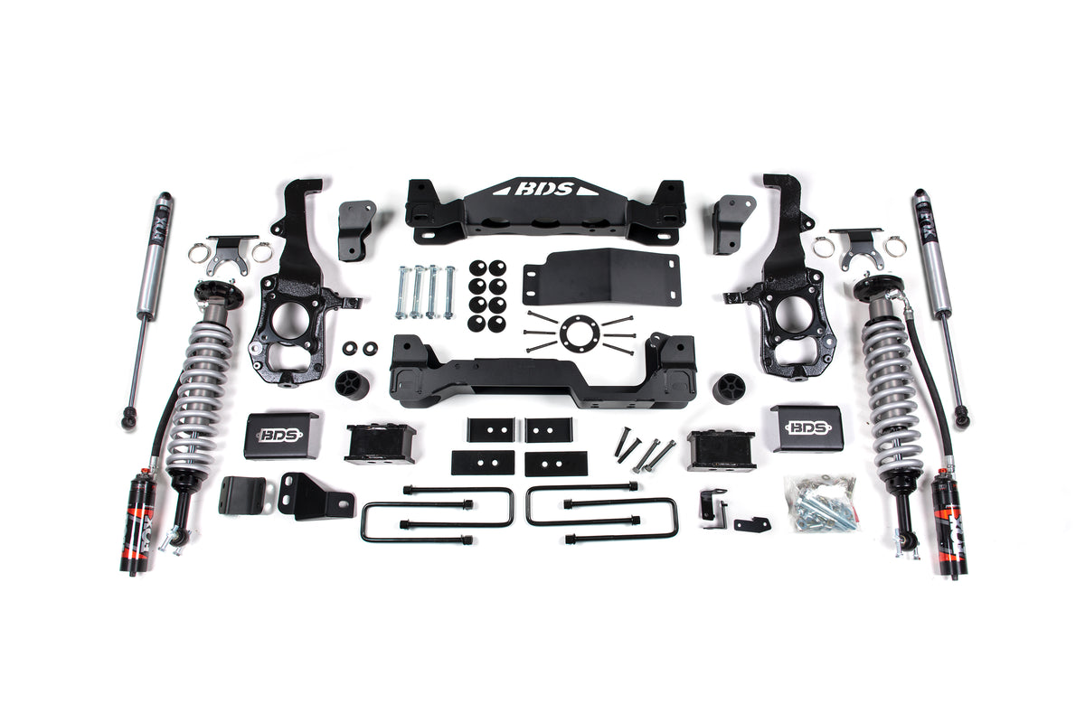BDS Suspension 4 Inch Lift Kit | FOX 2.5 Performance Elite Coil-Over | Ford F150 (21-26) 4WD