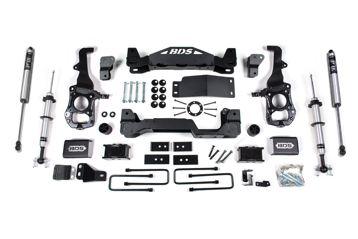 BDS Suspension 4 Inch Lift Kit | FOX 2.0 Strut | Ford F150 (21-26) 4WD