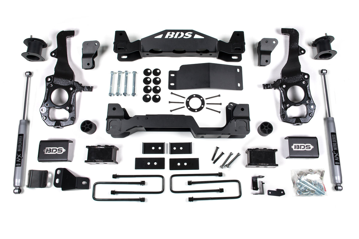 BDS Suspension 4" Lift Kit | Ford F150 (2021–2026) 4WD | BDS Suspension