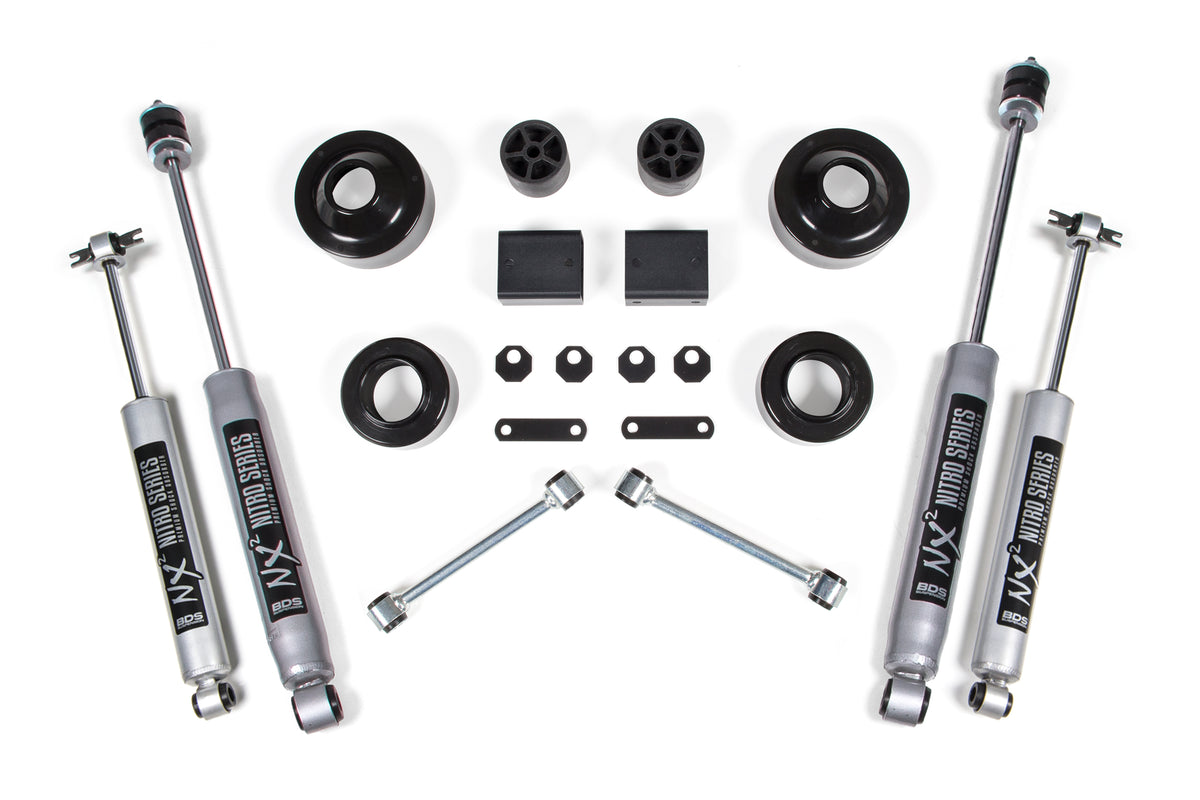 BDS Suspension 2" Lift Kit | Jeep Wrangler JK (07-11) 2-Door Coil Spacer