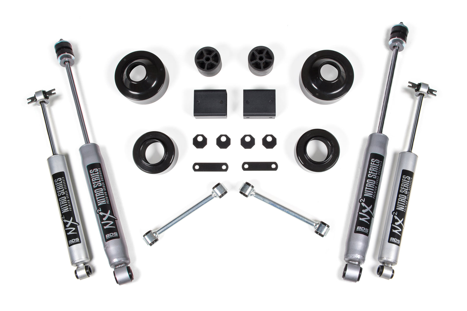 BDS Suspension 2" Lift Kit | Jeep Wrangler JK (07-11) 2-Door Coil Spacer