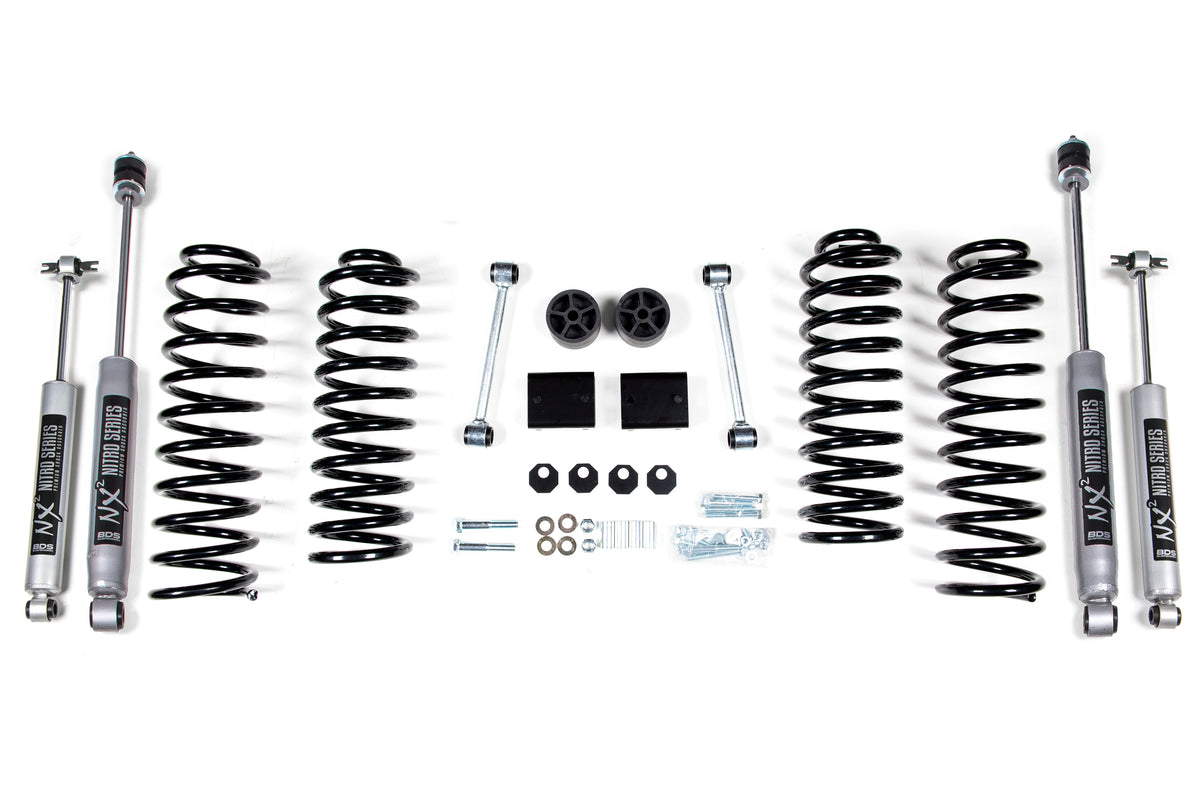 BDS Suspension 2" Lift Kit | Jeep Wrangler JK (07-11) 4-Door