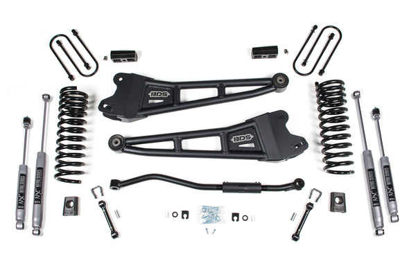 BDS Suspension 3 Inch Lift Kit w/ Radius Arm | Ram 3500 (13-18) 4WD | Diesel