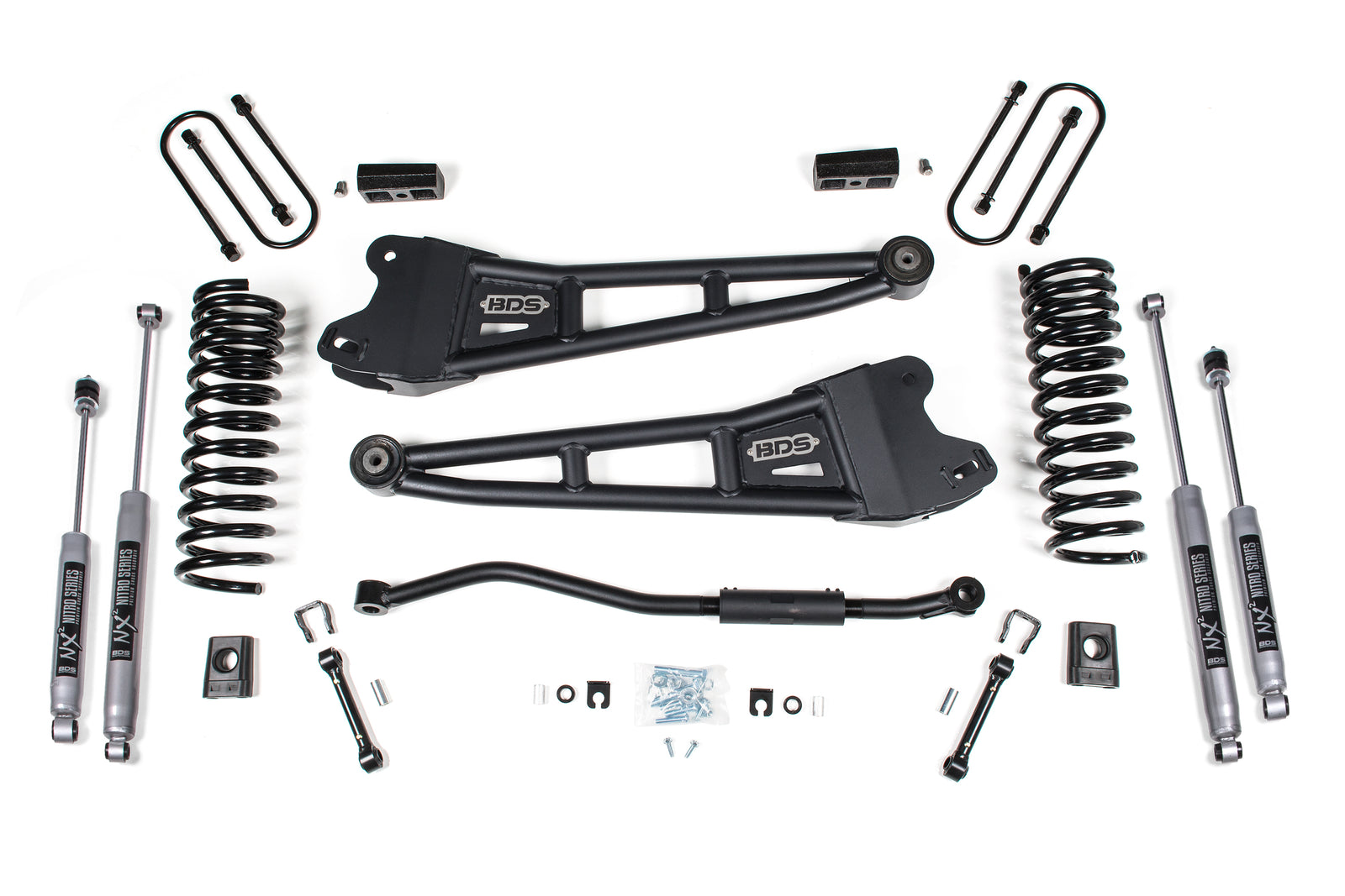 BDS Suspension 3 Inch Lift Kit w/ Radius Arm | Ram 3500 (13-18) 4WD | Diesel