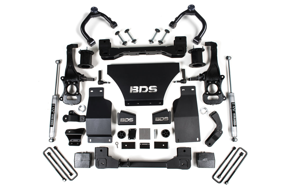 BDS Suspension 6 Inch Lift Kit | Chevy Silverado or GMC Sierra 1500 (19-26) 4WD | Gas