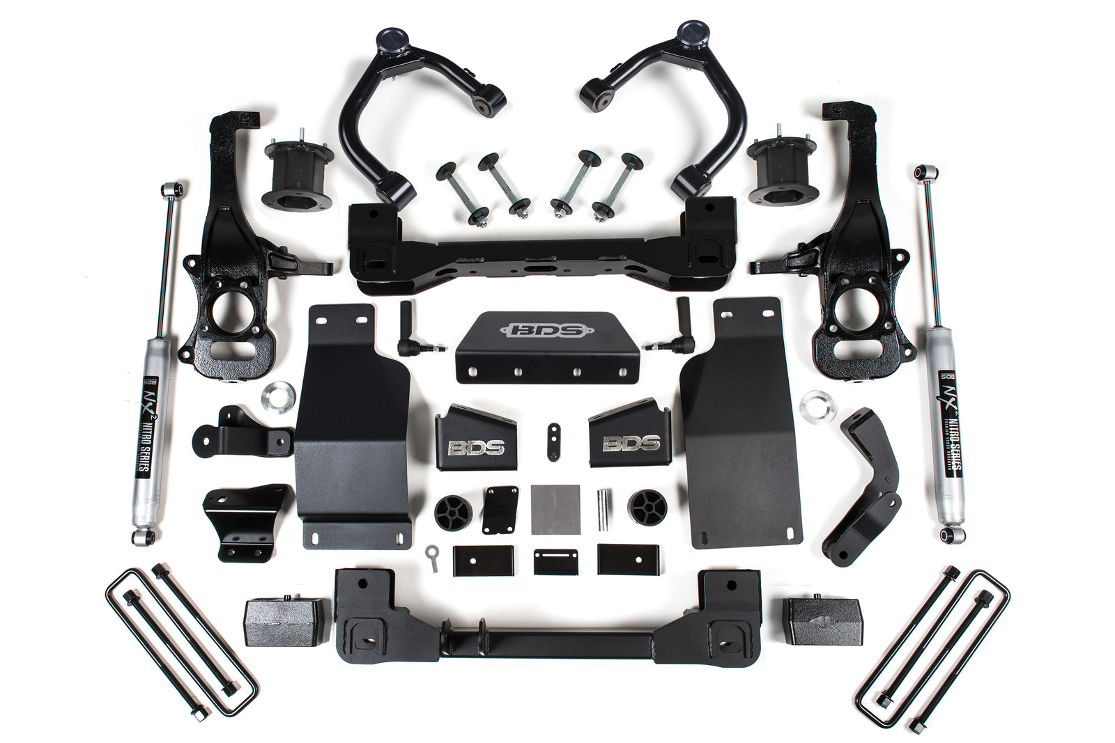 BDS Suspension 4 Inch Lift Kit | Chevy Silverado or GMC Sierra 1500 (19-24) 4WD | Diesel