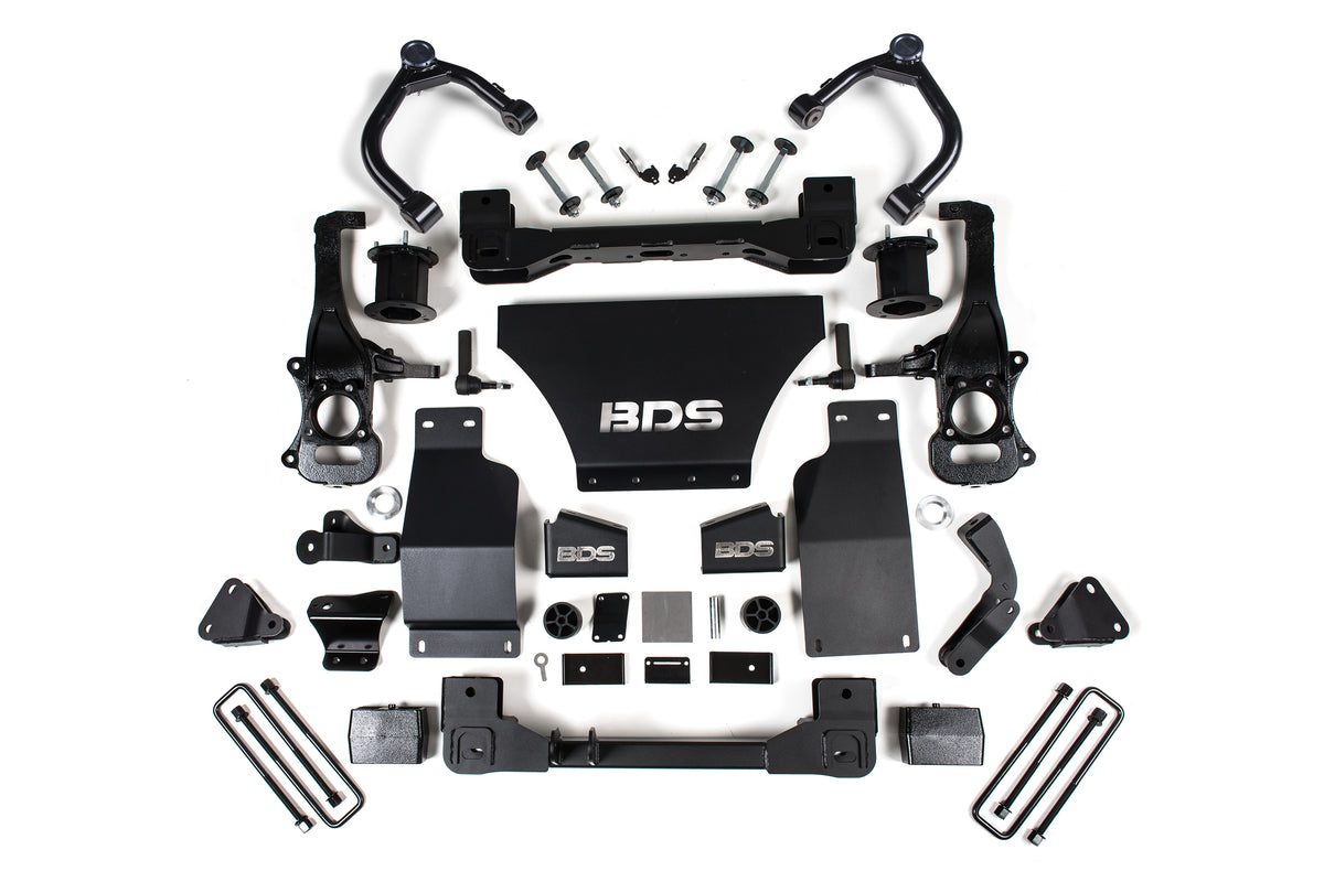 BDS Suspension 4 Inch Lift Kit | Adaptive Ride Control Only | Chevy Silverado High Country or GMC Denali 1500 (19-24) 4WD | Gas