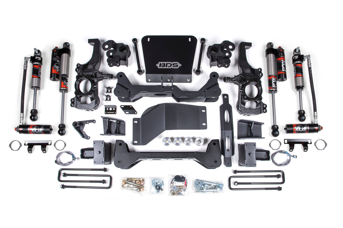 BDS Suspension 6.5" Lift Kit | FOX Performance Elite | Chevy Silverado & GMC Sierra 2500HD/3500HD (2020–2026) 4WD