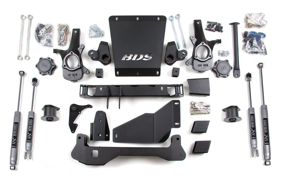 BDS Suspension 4 Inch Lift Kit | Chevy/GMC Avalanche, Surburban, Tahoe, or Yukon 1500 (00-06) 4WD