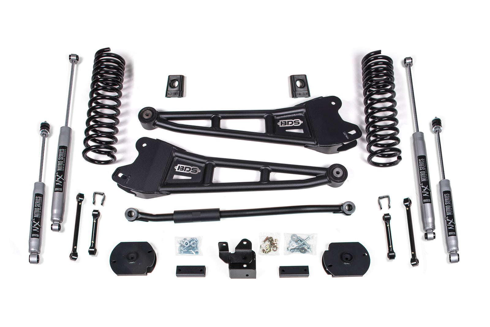 BDS Suspension 3 Inch Lift Kit w/ Radius Arm | Ram 2500 (19-24) 4WD | Diesel