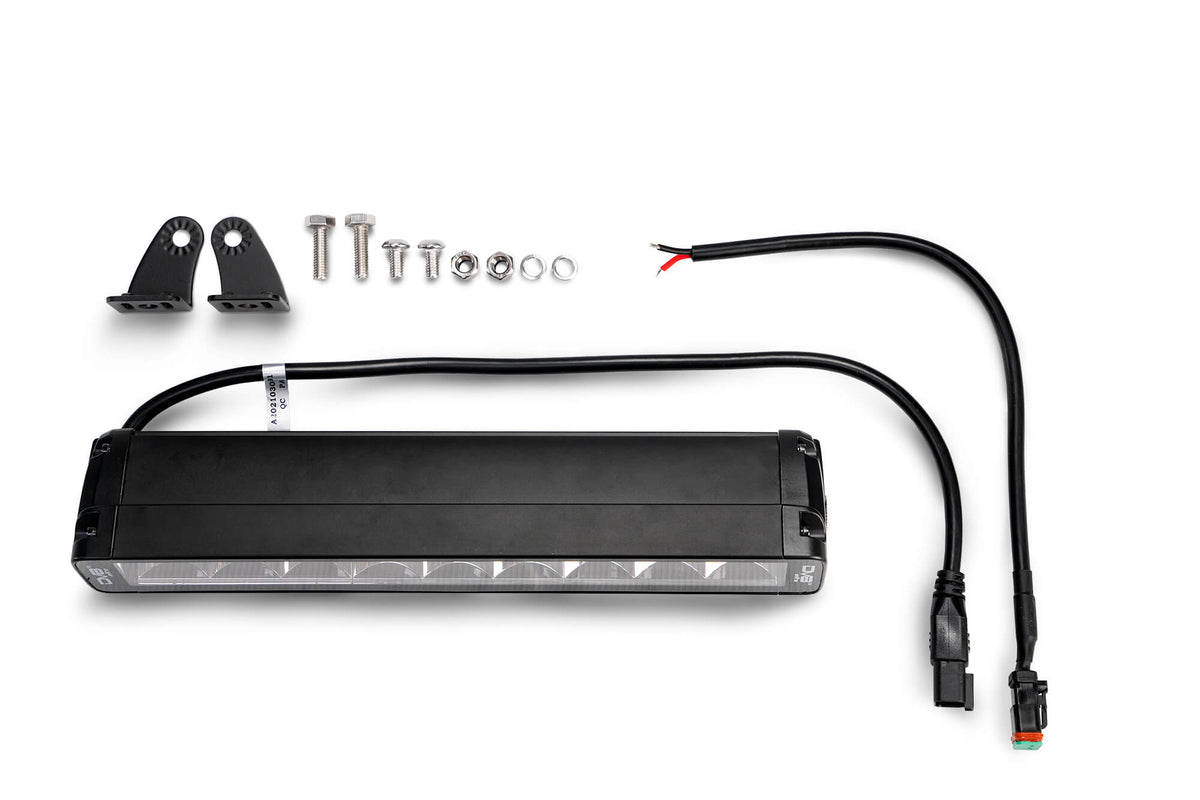 DV8 Offroad - Unvl 13in. High Profile LED Light Bar w/ Flood/spot Combo Pattern/side Mounts - BE13EW45W
