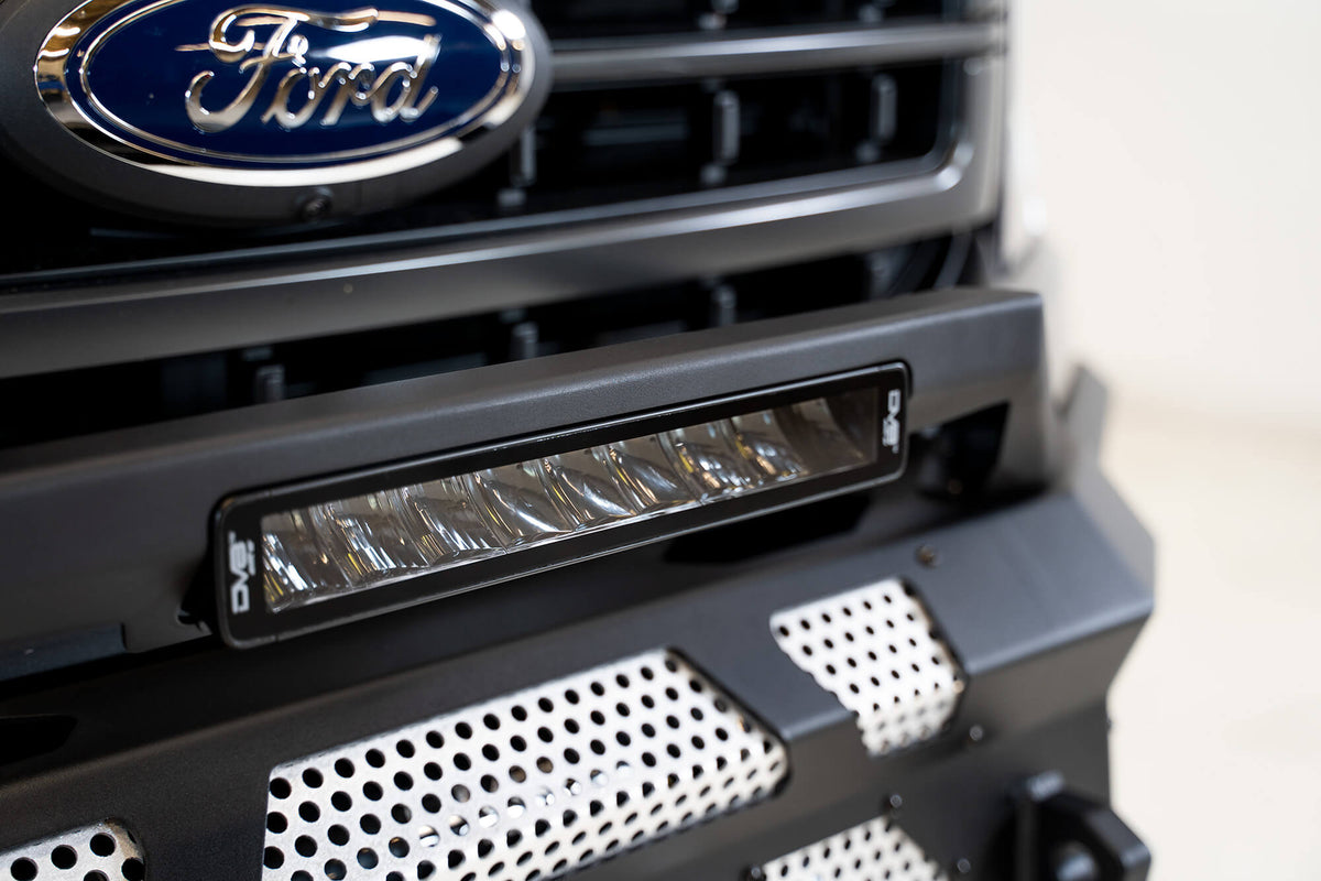 DV8 Offroad - Unvl 13in. High Profile LED Light Bar w/ Flood/spot Combo Pattern/side Mounts - BE13EW45W