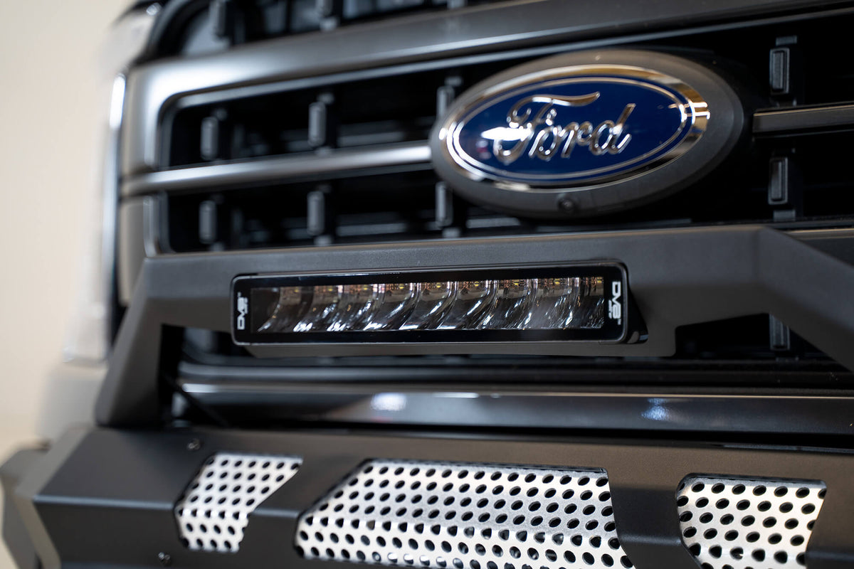 DV8 Offroad - Unvl 13in. High Profile LED Light Bar w/ Flood/spot Combo Pattern/side Mounts - BE13EW45W
