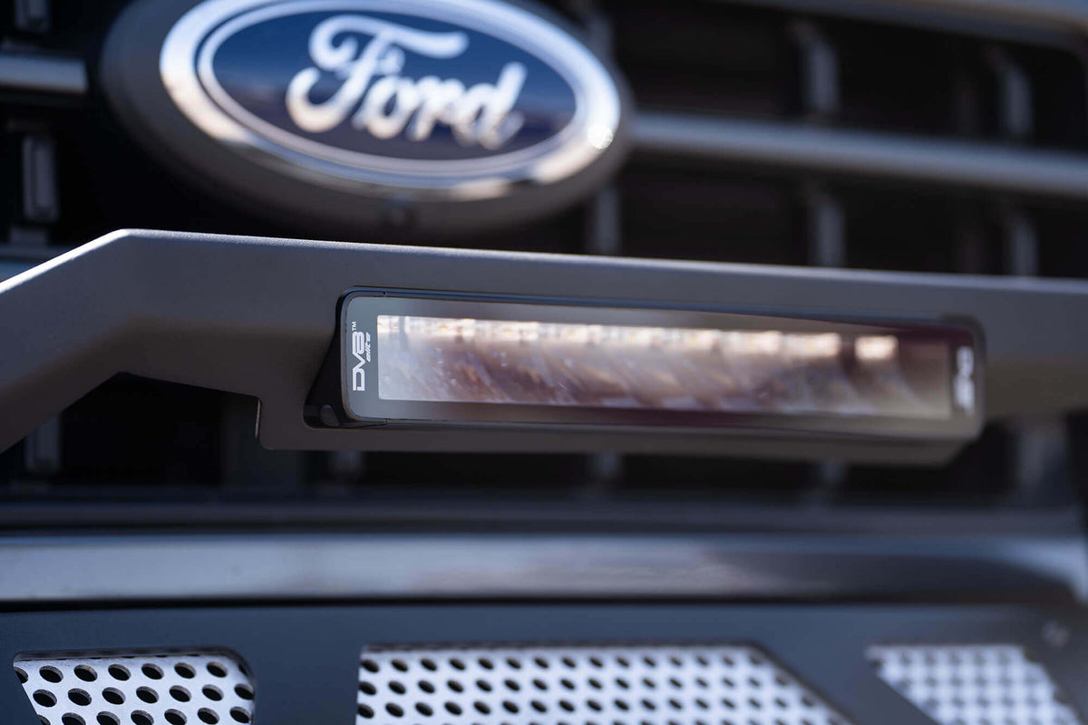DV8 Offroad - Unvl 13in. High Profile LED Light Bar w/ Flood/spot Combo Pattern/side Mounts - BE13EW45W