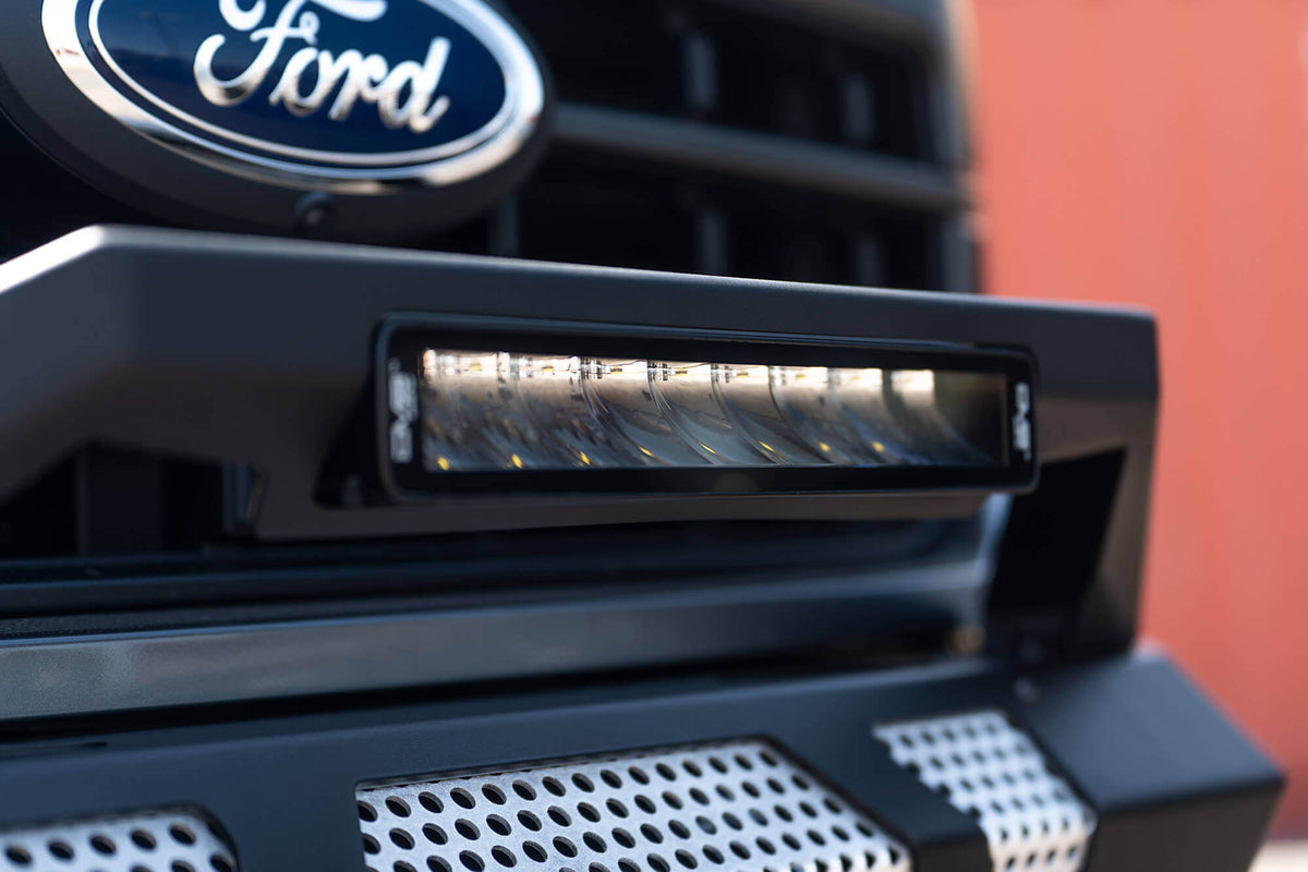 DV8 Offroad - Unvl 13in. High Profile LED Light Bar w/ Flood/spot Combo Pattern/side Mounts - BE13EW45W