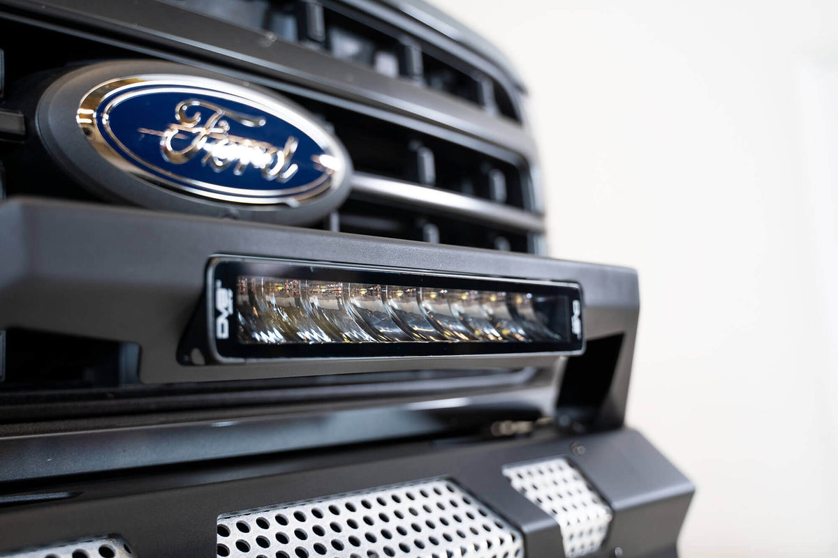 DV8 Offroad - Unvl 13in. High Profile LED Light Bar w/ Flood/spot Combo Pattern/side Mounts - BE13EW45W