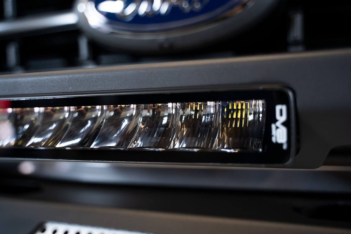 DV8 Offroad - Unvl 13in. High Profile LED Light Bar w/ Flood/spot Combo Pattern/side Mounts - BE13EW45W