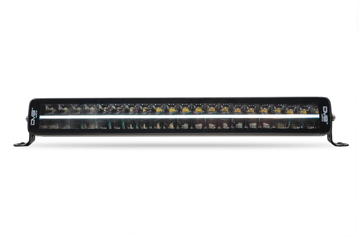 DV8 Offroad - 20-Inch Halo Elite Dual Row Light Bar w/ Accent Light - BE20EW200W-H