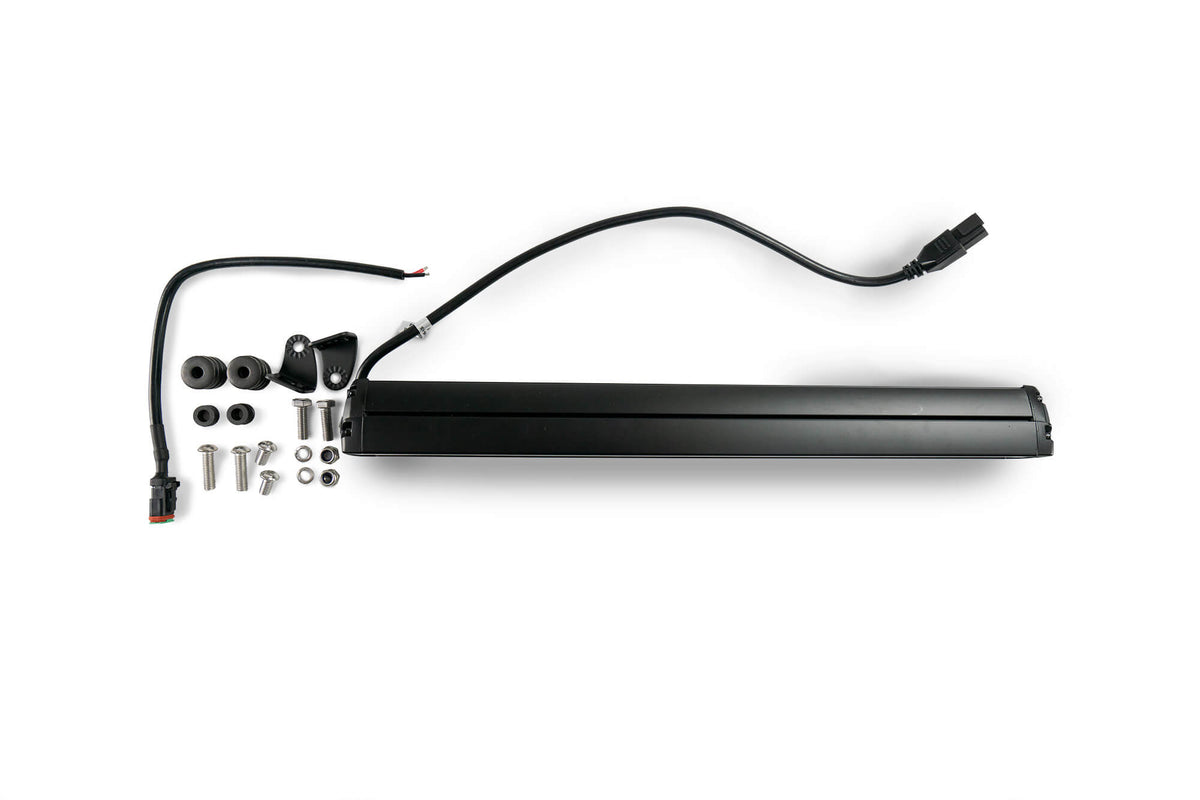 DV8 Offroad - Universal 20in. Single Row LED Light Bar w/ Flood/spot Combo Pattern/side Mounts - BE20SW105W