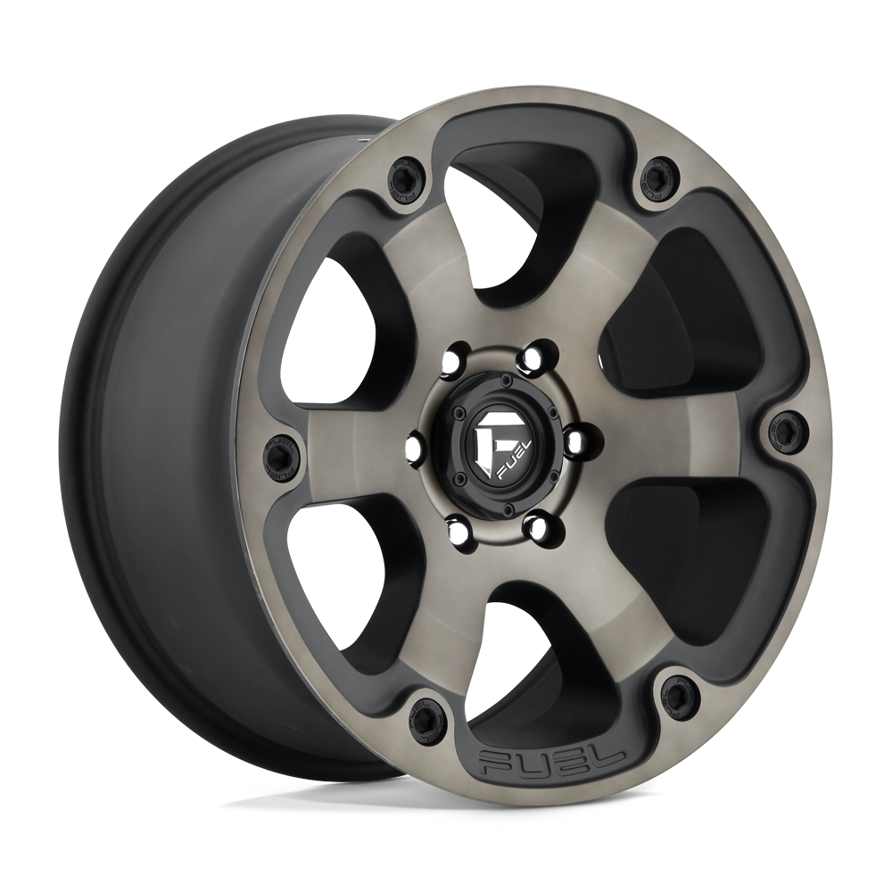 Fuel Off-Road Aluminum Wheels 17X9 Beast D564 Matte Black Double Dark Tint