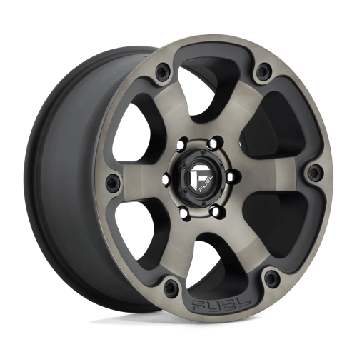 Fuel Off-Road Aluminum Wheels 18X9 Beast D564 Matte Black Double Dark Tint