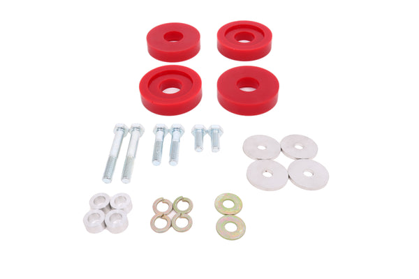 BMR 15-23 S550 Mustang Differential Lockout Bushing Kit (Polyurethane) - Red - BK051