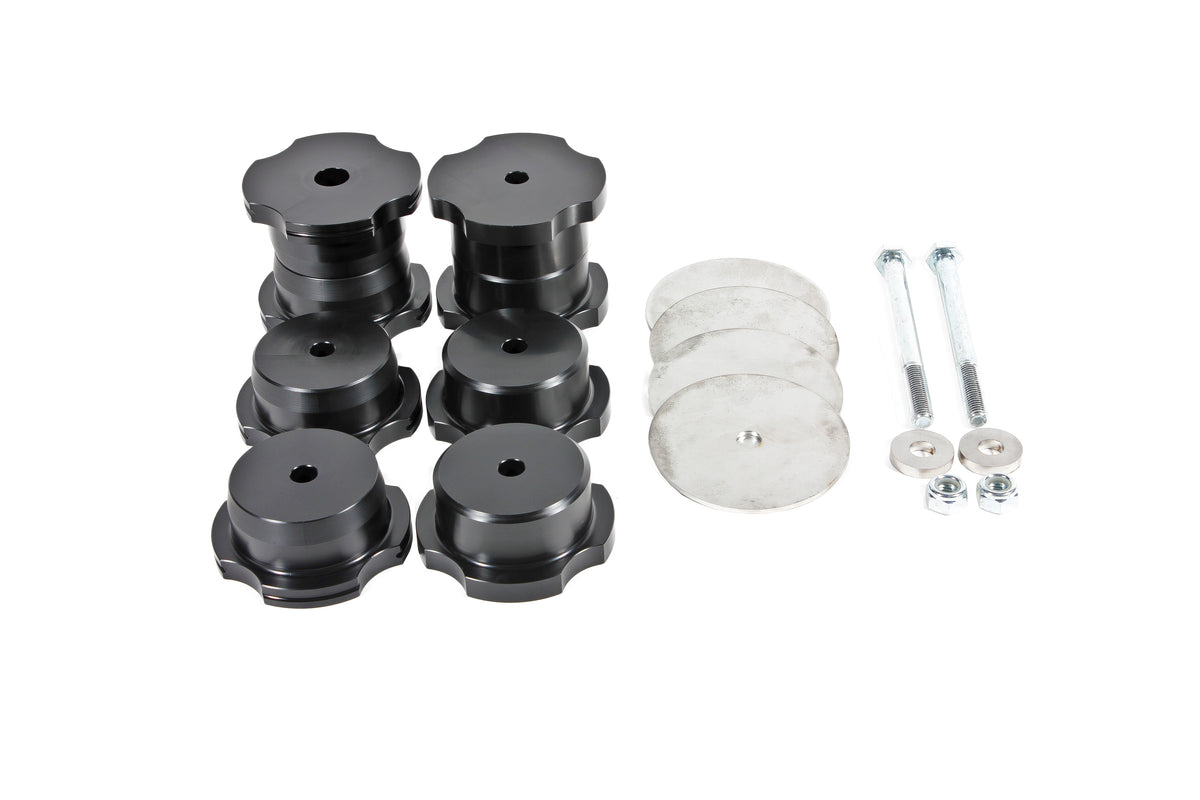 BMR 16-17 6th Gen Camaro Rear Cradle Bushing Kit (Delrin) - Black - BK062