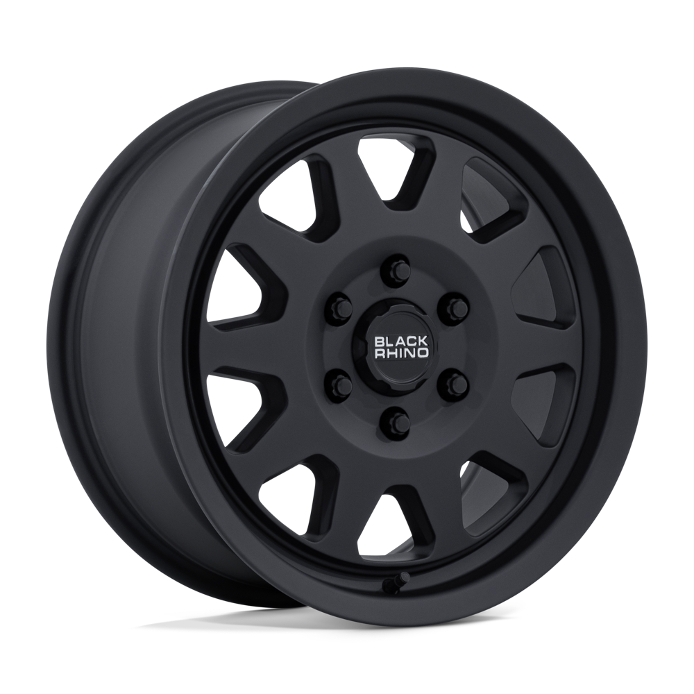 Black Rhino Hard Alloys Stadium 17X8 5X130 +45MM Matte Black