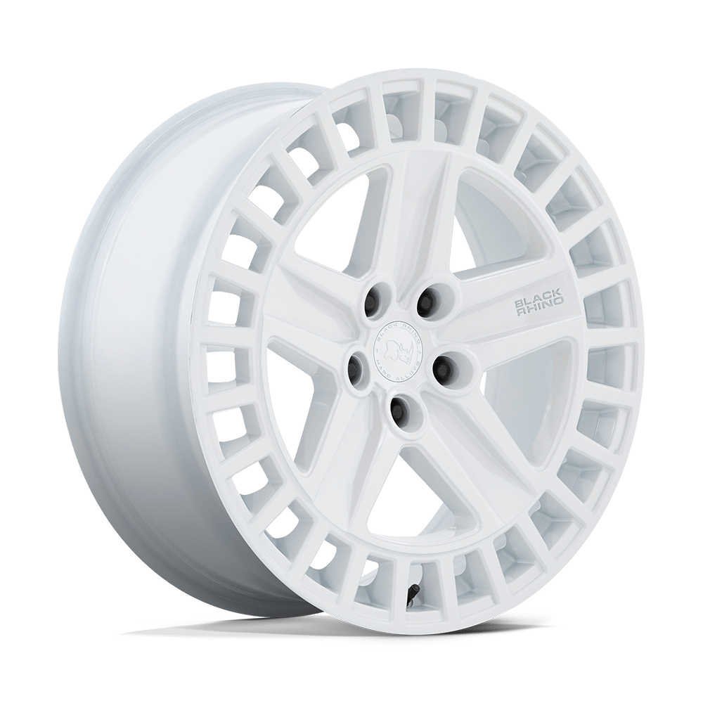 Black Rhino Hard Alloys Alston 20X8.5 5X120 +25MM Gloss White