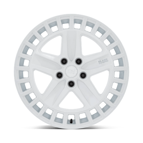 Black Rhino Hard Alloys Alston 20X8.5 5X127 +25MM Gloss White