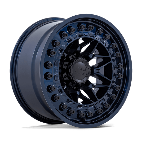 Black Rhino Alpha 20X10 8X180 -18MM Midnight Blue