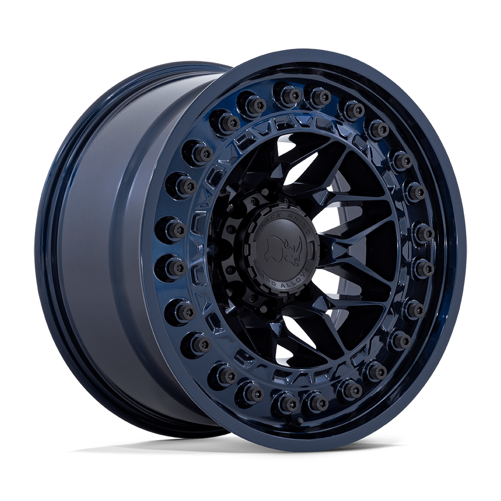 Black Rhino Hard Alloys Alpha 17X9 5X127 -12MM Midnight Blue