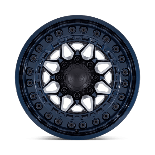 Black Rhino Hard Alloys Alpha 17X9 6X139.7 -12MM Midnight Blue