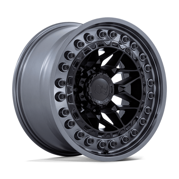 Black Rhino Alpha 17X9 6X139.7 +0MM Matte Black W/ Gunmetal Lip