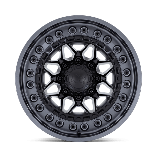 Black Rhino Hard Alloys Alpha 18X9 5X127 +0MM Matte Black W/ Gunmetal Lip