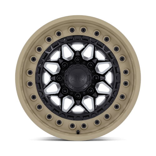Black Rhino Hard Alloys Alpha 18X9 5X127 +0MM Matte Black W/ Sand Lip
