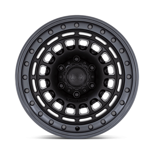 Black Rhino Hard Alloys Br014 Sahara 17X9 6X135 +0MM Matte Black W/ Gunmetal Lip
